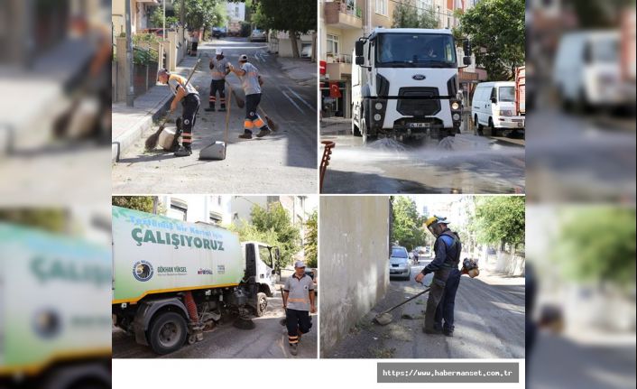 KARTAL BELEDİYESİ'NİN YOĞUN TEMİZLİK MESAİSİ DEVAM EDİYOR