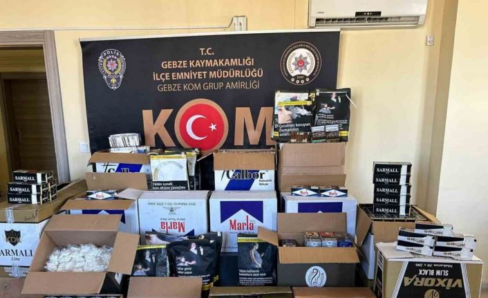 Kocaeli’de 183 bin makaron ele geçirildi