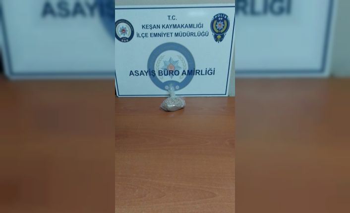Kontrol noktasında üzerinden uyuşturucu çıkan şüpheli tutuklandı
