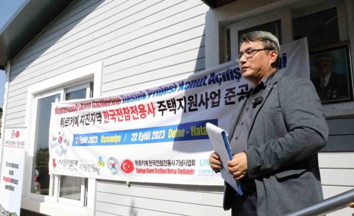 Koreliler Hatay’da Kore gazileri için yeni ev inşa etti