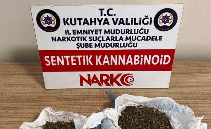 Kütahya’da şüphe üzerine durdurulan araçta uyuşturucu ele geçirildi