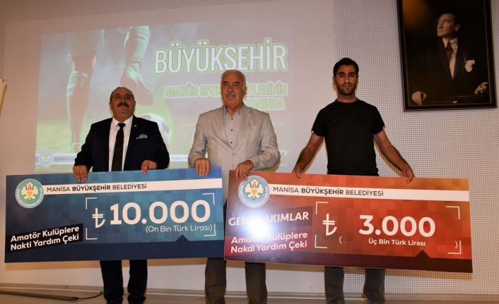 Manisa’da amatör spor kulüplerine nakdi destek
