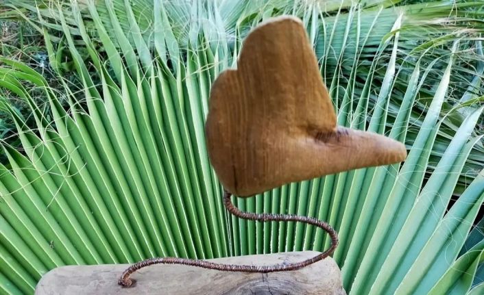 Mardin’de ahşap ustası içindeki zanaat ruhunu dalgaların getirdiği ağaçlarla ortaya çıkardı