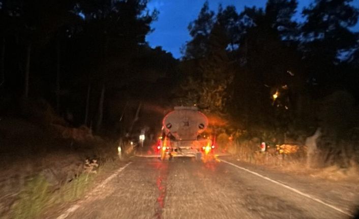 Marmaris’te  bugün 7 yıldırım yangınına müdahale edilerek hepsi kontrol altına alındı