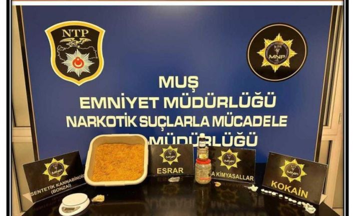 Muş’ta uyuşturucudan 40 kişi yakalandı