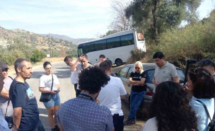 Nazilli Mastaura Antik Kenti’nde ilginç yasak; yurt dışından gelen gazeteciler ve normal vatandaşlara serbest Türk basınına yasak