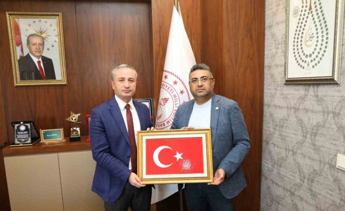 Özel Eğitim Konfederasyonu Genel Başkanı Kılıç, Ağrı Milli Eğitim Müdürü Kökrek ile görüştü