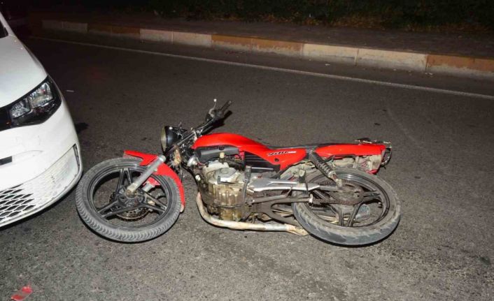 Polisten kaçan motosiklet sürücüsü kaza yapınca yakalandı