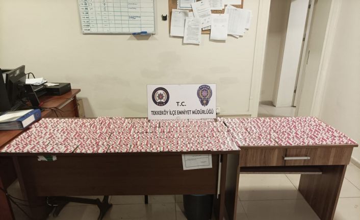 Samsun’da çok sayıda sentetik ecza ve ruhsatsız tabanca ele geçirildi