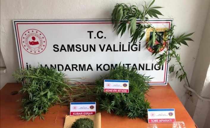 Samsun’da jandarmadan denetim: Çok sayıda suçlu yakalandı, uyuşturucu madde ele geçirildi