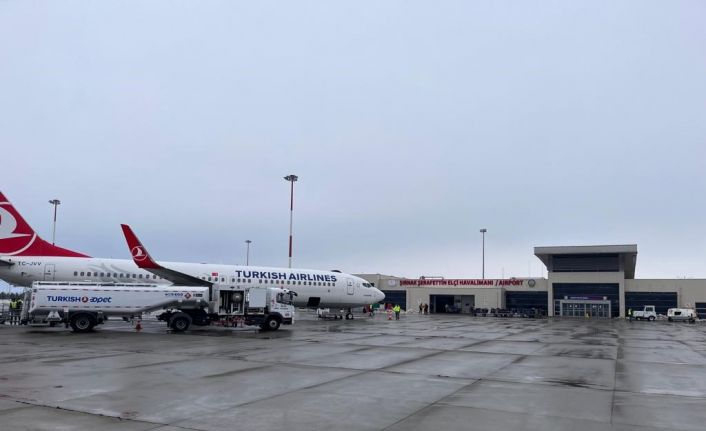 Şırnak Şerafettin Elçi Havalimanı Ağustos ayında 38 bin yolcuya hizmet verdi