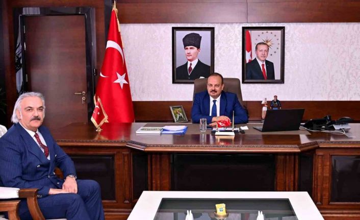 Söke’nin yeni Kaymakamı Ali Akça,  Aydın Valisi Canbolat ile bir araya geldi