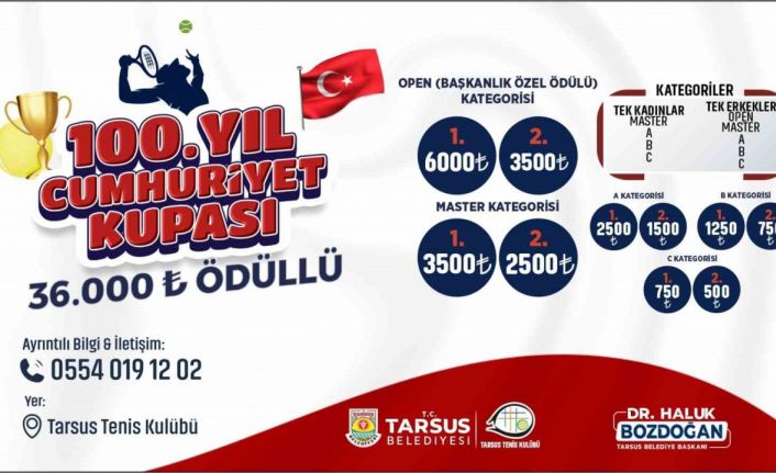 Tarsus’ta 100. Yıl Cumhuriyet Kupası başladı