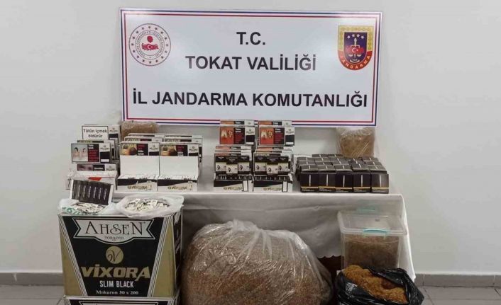 Tokat’ta binlerce adet doldurulmuş makaron ele geçirildi