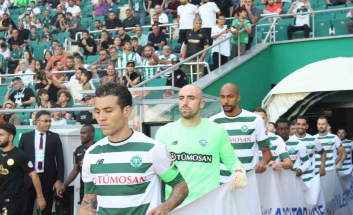 Trendyol Süper Lig: Konyaspor: 1 - Çaykur Rizespor: 0 (İlk yarı)