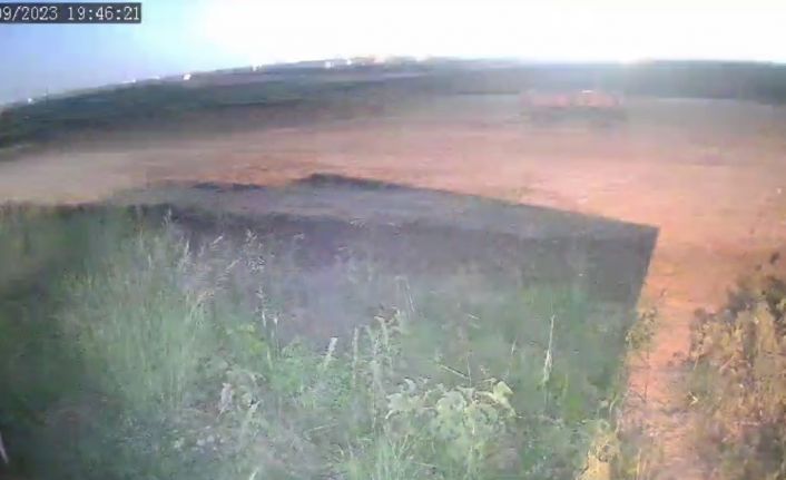 Türkiye’nin birçok noktasında görülen göktaşı, Diyarbakır semalarında böyle görüntülendi