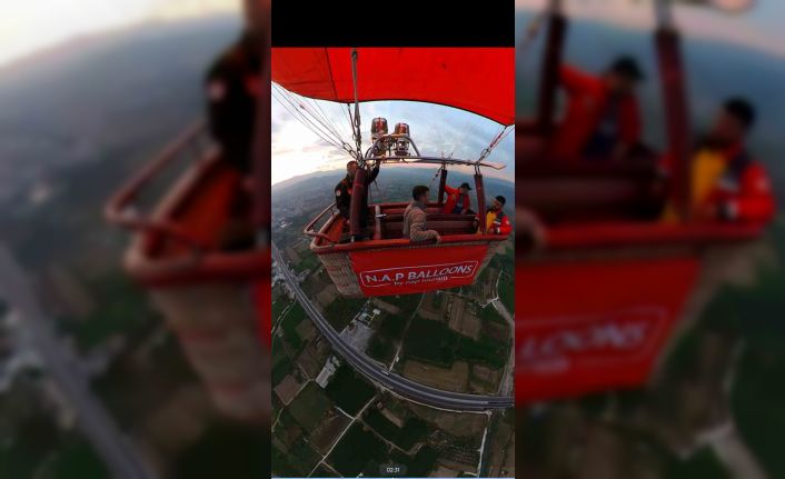 Yatağan’da balon turizmi için test uçuşları başladı