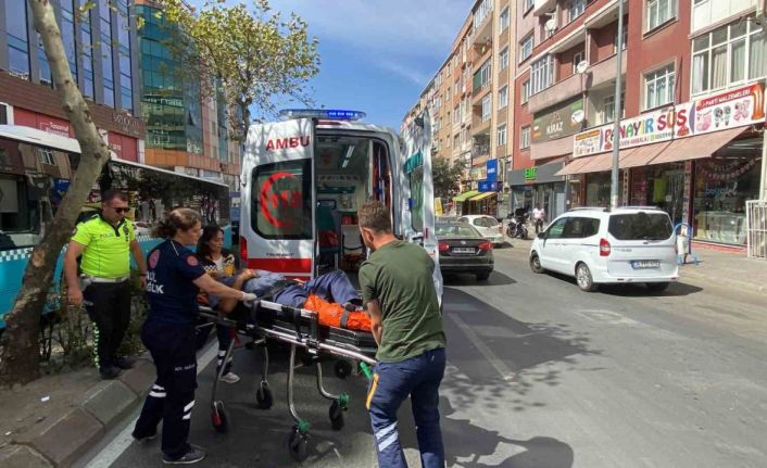 Yayaya çarpan motosikletli olay yerinden kaçtı
