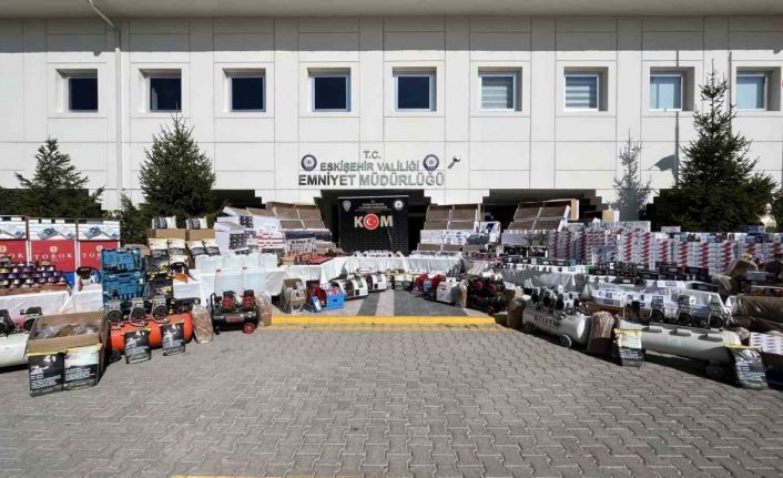 Eskişehir’de son 1 ayda 5 milyon TL değerinde kaçak ürün ele geçirildi