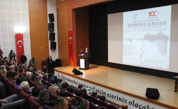 Adıyaman’da duygusal anların yaşandığı deprem çalıştayı düzenlendi