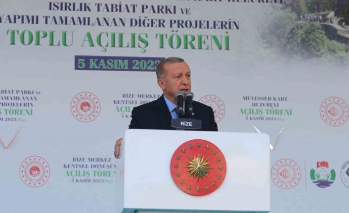 Cumhurbaşkanı Erdoğan: “Biz Filistin meselesinde Gazze’de yaşananlar konusunda gözükenden çok daha fazlasını yapıyoruz”