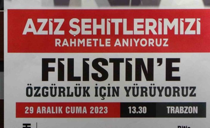 HAK-İŞ Filistin’e destek için Trabzon’da miting düzenleyecek