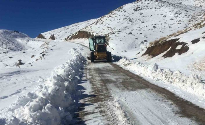 Kar kalınlığı 2 metreyi geçti, ekipler gece gündüz çalışarak yolları açıyor