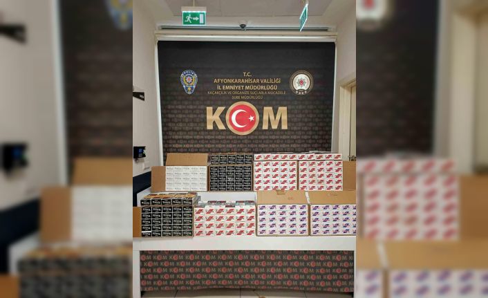 80 bin adet sahte bandrollü boş makaron ele geçirildi