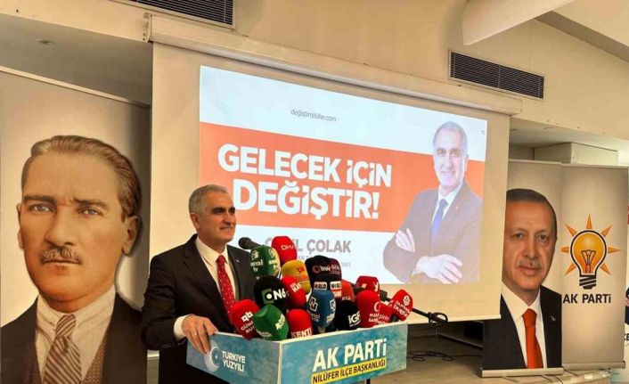 AK Parti Nilüfer Belediye Başkan adayı Celil Çolak: “Yüzde 62 ile kazanacağız”