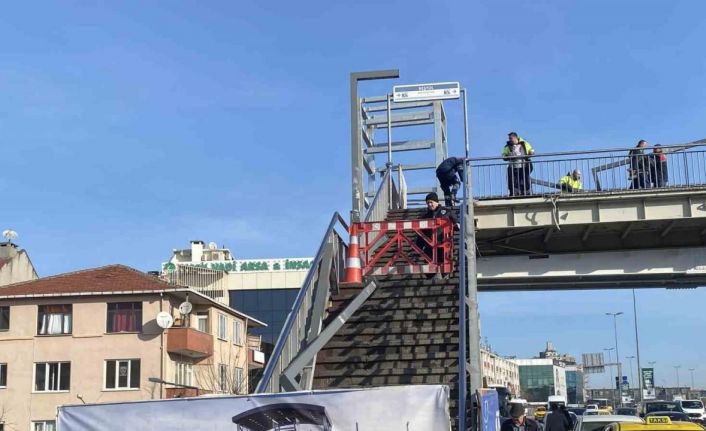 Beşyol metrobüs durağı üst geçit çalışmaları nedeniyle 45 gün hizmet veremeyecek