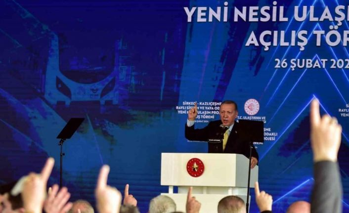 Cumhurbaşkanı Erdoğan: “İstanbul’a nimet olarak bakanlar, ihmalkarlıkları ile şehrin bitkisel hayata girmesine sebep oldu”