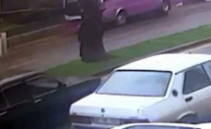 Feci kazanın görüntüleri ortaya çıktı: Otobüs kadının üzerinden böyle geçmiş