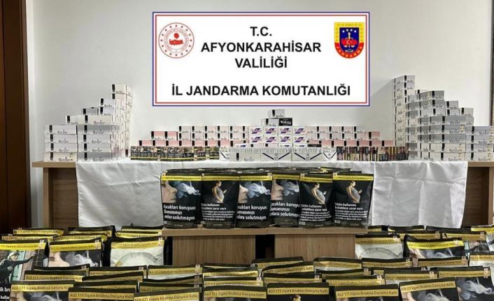 Jandarma  57 bin adet boş makaron ele geçirdi