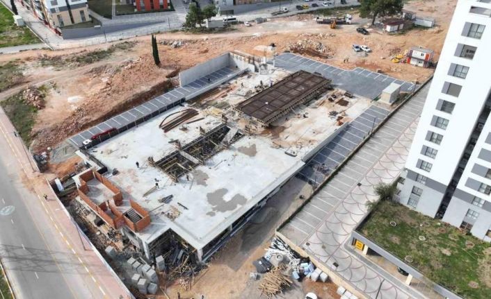 Kepez ve Santral Mahallesi Kapalı Pazar Yeri inşaatının yüzde 90’ı tamamlandı