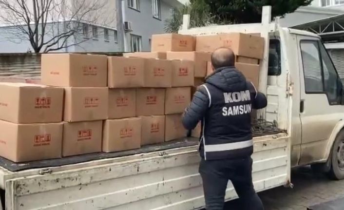 Samsun’da kaçak içki üretiminde kullanılan 1 ton etil alkol ele geçirildi
