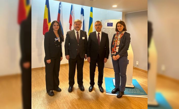 Başkan Palancıoğlu Brüksel’de Türkiye’nin sesi oldu