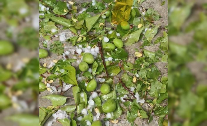 Nevşehir çevresinde dolu yağışı etkili oldu