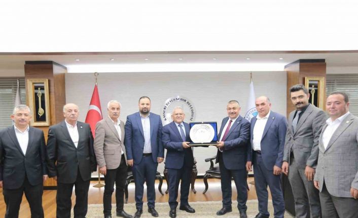 Ziraat odası başkanlarından Başkan Büyükkılıç’a hizmet teşekkürü