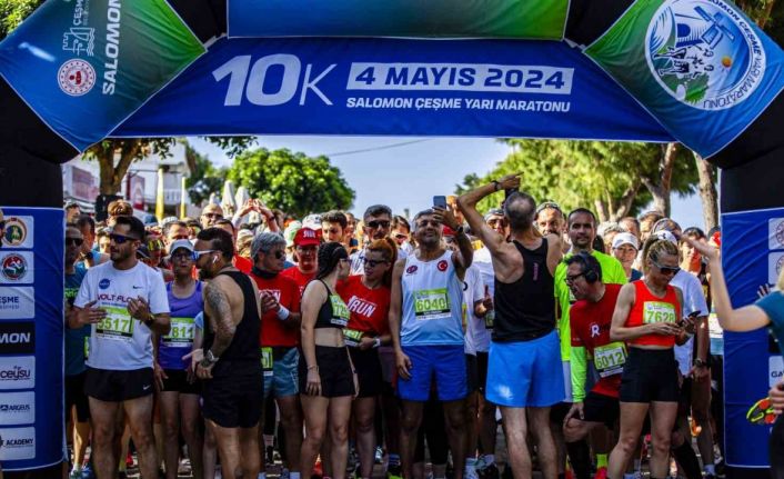 Çeşme Yarı Maratonu koşuldu