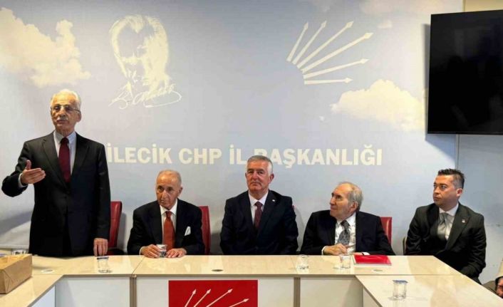 CHP’nin eski Genel Başkanları Altan Öymen ve Hikmet Çetin Bilecik’e geldi