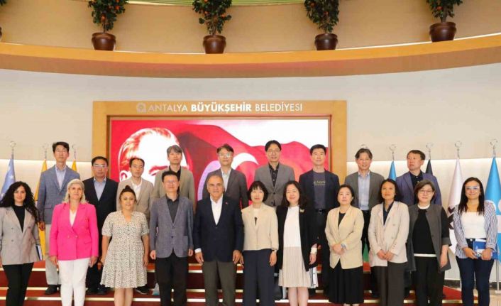 Güney Kore heyeti ile turizm ve tarımda ticari işbirliği görüşüldü