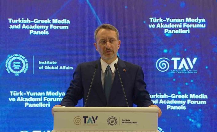 İletişim Başkanı Altun: “Yunanistan’la dostluğumuzu pekiştirecek ve güçlendirecek her türlü girişime destek vermeye hazırız”