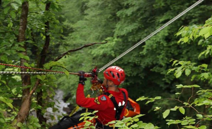 Jandarmadan nefes kesen tatbikat