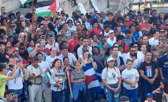 Üniversitelerdeki Filistin’e destek gösterileri Küba’ya sıçradı