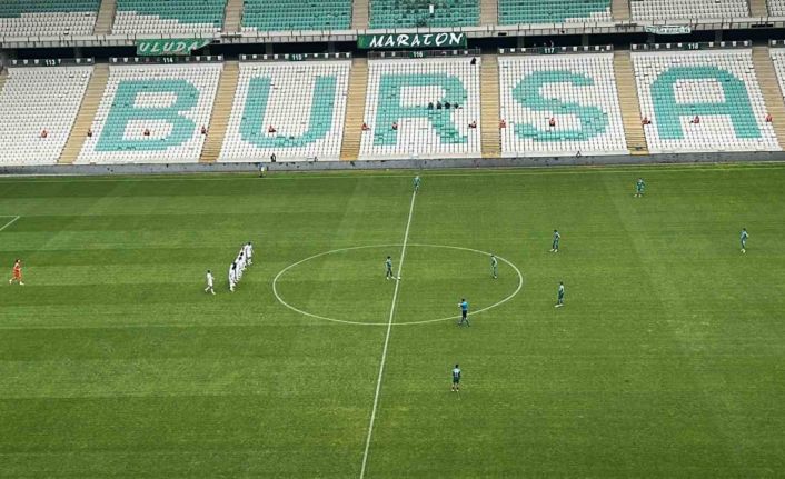 Vanspor FK oyuncularından Bursaspor maçında protesto