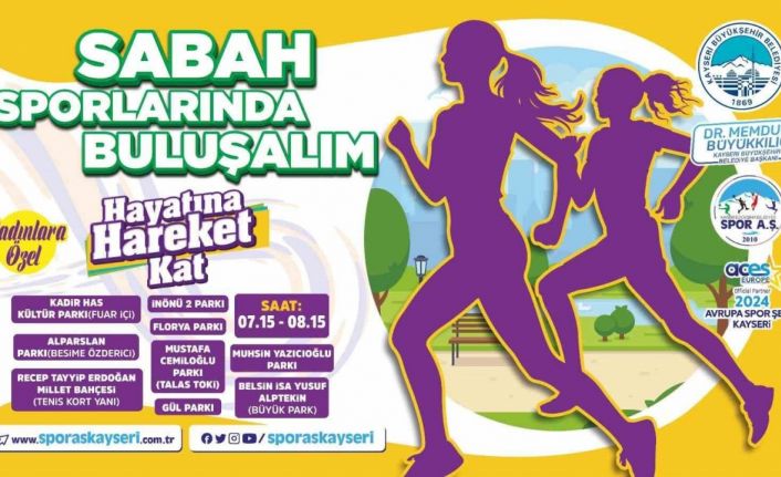 Spor A.Ş. ile kadınlar sabah sporunda bir araya geliyor