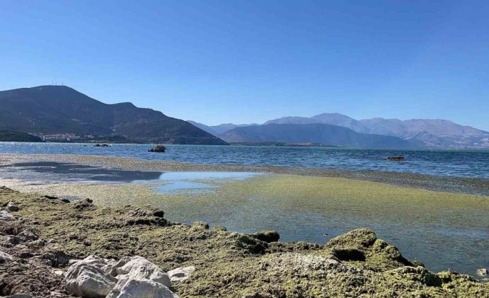 Eğirdir Gölü’nde sular 2 metre çekildi, koku tehdidi başladı