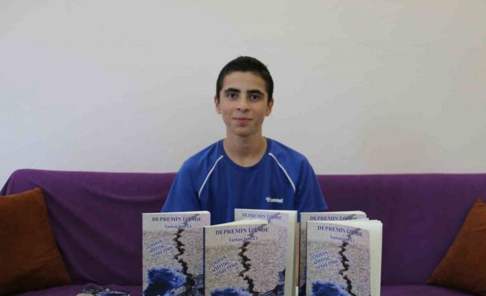 Yüzlerce yıl unutulmayacak asrın felaketi 16 yaşındaki depremzede gencin kitabının konusu oldu