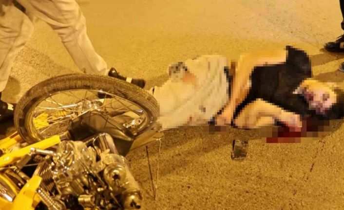 Motosiklet kazasında ağır yaralanan sürücü yoğun bakımda hayata tutunmaya çalışıyor