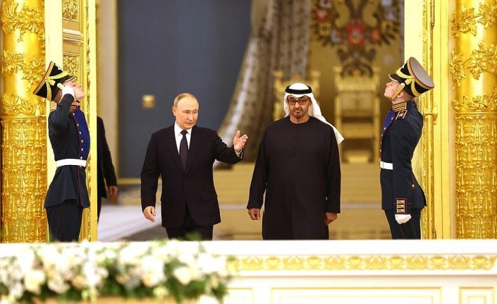 BAE Lideri Muhammed bin Zayed El Nahyan, Putin ile görüştü